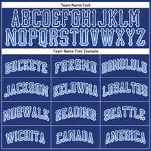 Load image into Gallery viewer, Custom Royal Light Blue-White Authentic Drift Fashion Baseball Jersey