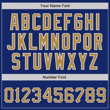 Load image into Gallery viewer, Custom Royal Old Gold-White Authentic Baseball Jersey