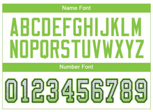 Load image into Gallery viewer, Custom White Neon Green-Navy Drift Fashion Football Jersey