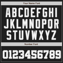 Load image into Gallery viewer, Custom Black White-Red Gray Authentic Split Fashion Baseball Jersey