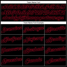 Load image into Gallery viewer, Custom White Black-Red Authentic Split Fashion Basketball Jersey