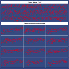 Load image into Gallery viewer, Custom White Royal-Red Authentic Split Fashion Basketball Jersey