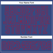 Load image into Gallery viewer, Custom White Royal-Red Authentic Split Fashion Basketball Jersey