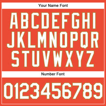 Load image into Gallery viewer, Custom Orange White-Black Authentic Split Fashion Basketball Jersey