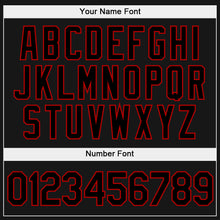 Load image into Gallery viewer, Custom Stitched White Black-Red Split Fashion Sports Pullover Sweatshirt Hoodie