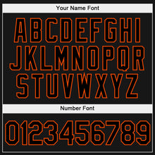 Load image into Gallery viewer, Custom Stitched White Black-Orange Split Fashion Sports Pullover Sweatshirt Hoodie