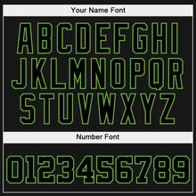 Load image into Gallery viewer, Custom Stitched White Black-Neon Green Split Fashion Sports Pullover Sweatshirt Hoodie