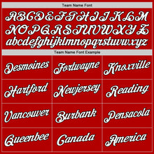 Load image into Gallery viewer, Custom Stitched White Red-Black Split Fashion Sports Pullover Sweatshirt Hoodie