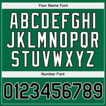 Load image into Gallery viewer, Custom Stitched Gold Black-Kelly Green Split Fashion Sports Pullover Sweatshirt Hoodie