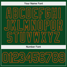 Load image into Gallery viewer, Custom Stitched White Green-Orange Split Fashion Sports Pullover Sweatshirt Hoodie