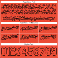 Load image into Gallery viewer, Custom White Orange-Black Authentic Throwback Split Fashion Basketball Shorts