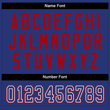 Load image into Gallery viewer, Custom White Royal-Scarlet Split Fashion Football Jersey