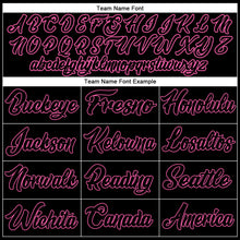 Load image into Gallery viewer, Custom White Black-Pink Authentic Split Fashion Baseball Jersey