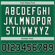 Load image into Gallery viewer, Custom Kelly Green Black-Gray Authentic Split Fashion Baseball Jersey