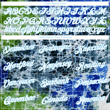 Load image into Gallery viewer, Custom Tie Dye White-Light Blue 3D Performance T-Shirt