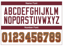 Load image into Gallery viewer, Custom Gray Burgundy-Gold Drift Fashion Football Jersey