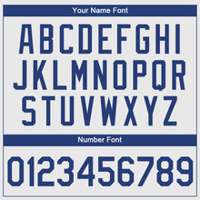 Load image into Gallery viewer, Custom White Royal-Red Authentic Baseball Jersey