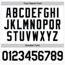 Load image into Gallery viewer, Custom White Black Pinstripe Black-Gray Authentic Baseball Jersey