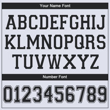 Load image into Gallery viewer, Custom White Black V-Neck Basketball Jersey