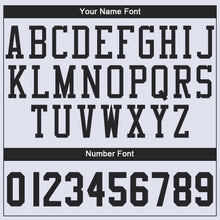 Load image into Gallery viewer, Custom White Black Round Neck Suit Basketball Jersey