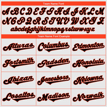 Load image into Gallery viewer, Custom White Black-Orange Authentic Baseball Jersey