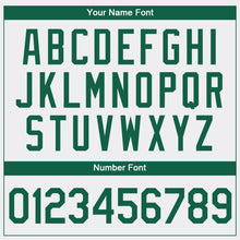 Load image into Gallery viewer, Custom White Kelly Green-Gray Authentic St. Patrick's Day Baseball Jersey