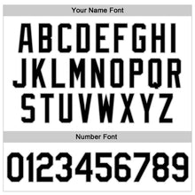 Load image into Gallery viewer, Custom White Black Pinstripe Black-Gray Authentic Throwback Rib-Knit Baseball Jersey Shirt