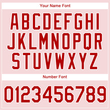 Load image into Gallery viewer, Custom White Red Pinstripe Red-White Authentic Baseball Jersey