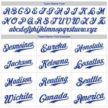 Load image into Gallery viewer, Custom White Royal Authentic Baseball Jersey