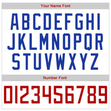 Load image into Gallery viewer, Custom White Red-Royal Authentic American Flag Fashion Baseball Jersey