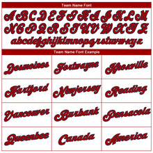 Load image into Gallery viewer, Custom White Red-Navy Performance T-Shirt