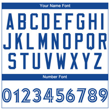 Load image into Gallery viewer, Custom White Royal-White Performance T-Shirt