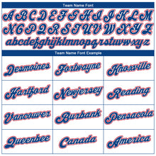 Load image into Gallery viewer, Custom White Royal-Red Performance T-Shirt