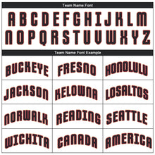 Load image into Gallery viewer, Custom White Black-Crimson Performance T-Shirt