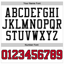 Load image into Gallery viewer, Custom White Red-Black Authentic Throwback Rib-Knit Baseball Jersey Shirt