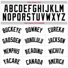 Load image into Gallery viewer, Custom White Black-Red Authentic Throwback Rib-Knit Baseball Jersey Shirt