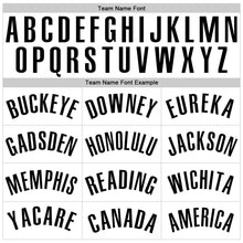 Load image into Gallery viewer, Custom White Black Authentic Throwback Basketball Jersey