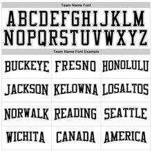 Load image into Gallery viewer, Custom White Black-Gray Authentic Throwback Basketball Jersey