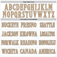 Load image into Gallery viewer, Custom White Steel Gray-Old Gold Authentic Throwback Basketball Jersey