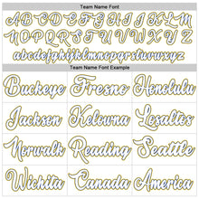 Load image into Gallery viewer, Custom White Royal-Gold Authentic Throwback Basketball Jersey