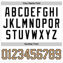 Load image into Gallery viewer, Custom White Old Gold-Black Authentic Throwback Basketball Jersey