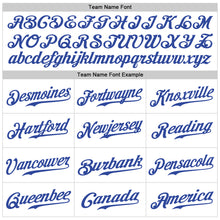 Load image into Gallery viewer, Custom White Royal-Orange Authentic Skull Fashion Baseball Jersey