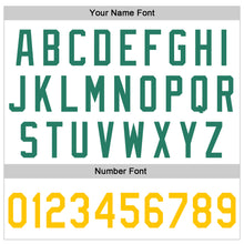 Load image into Gallery viewer, Custom White Kelly Green-Gold Authentic Skull Pineapple Head Baseball Jersey