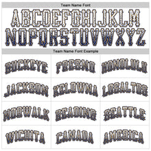 Load image into Gallery viewer, Custom White Navy-Old Gold Authentic Drift Fashion Baseball Jersey