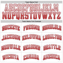 Load image into Gallery viewer, Custom White Red-Gray Authentic Drift Fashion Baseball Jersey