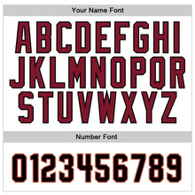 Load image into Gallery viewer, Custom Stitched White Black-Crimson Sports Pullover Sweatshirt Hoodie