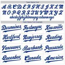 Load image into Gallery viewer, Custom Stitched White Royal-Red Sports Pullover Sweatshirt Hoodie