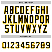 Load image into Gallery viewer, Custom Stitched White Black-Gold Sports Pullover Sweatshirt Hoodie