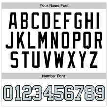 Load image into Gallery viewer, Custom Stitched White Silver-Black Sports Pullover Sweatshirt Hoodie