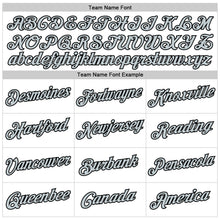 Load image into Gallery viewer, Custom Stitched White Silver-Black Sports Pullover Sweatshirt Hoodie